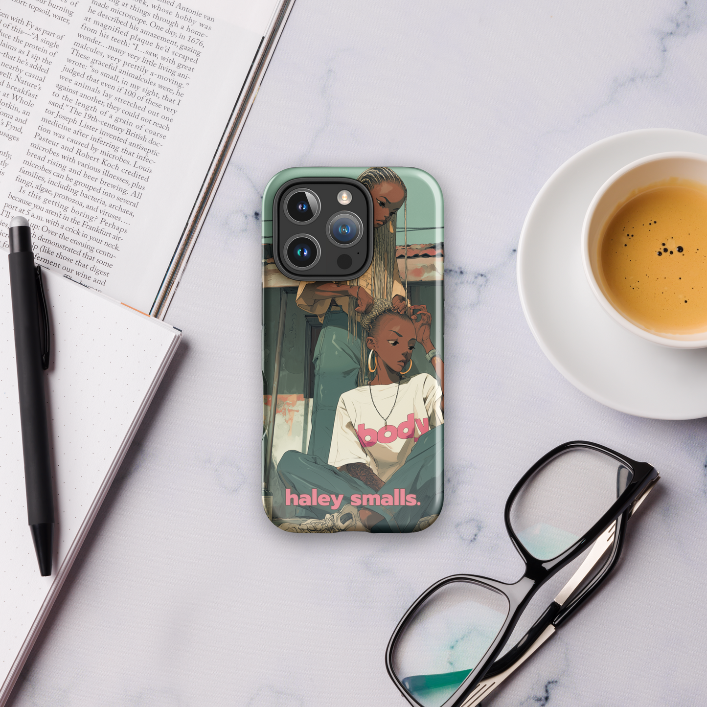 "hey, twin" phone case